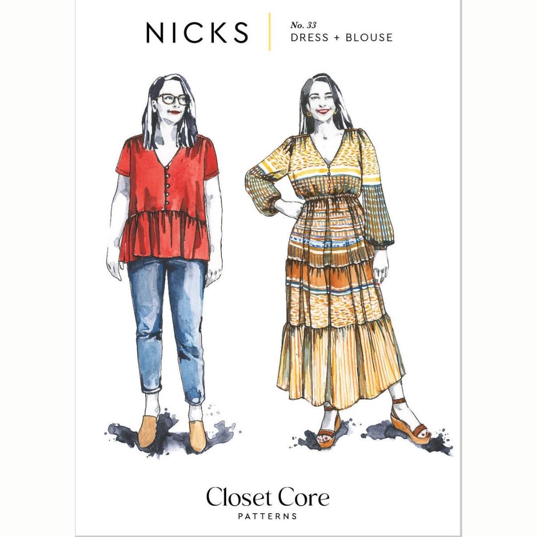 Closet Core Patterns - Nicks Dress & Blouse Pattern