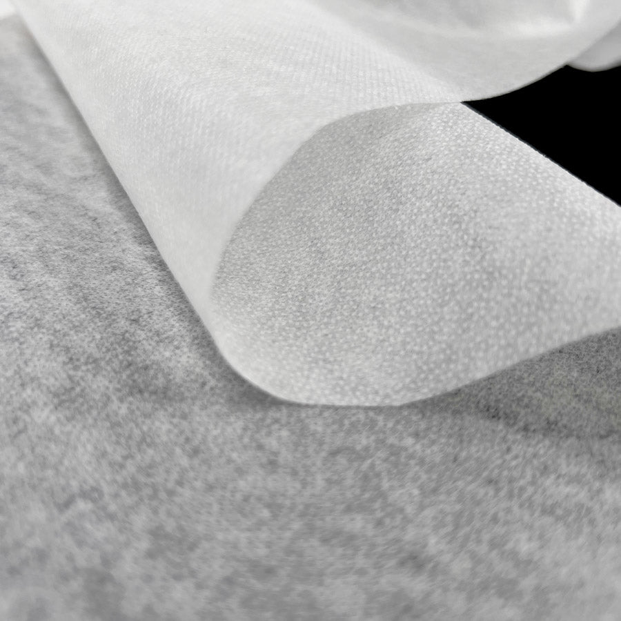 Fusible Iron On Interfacing - Medium - White