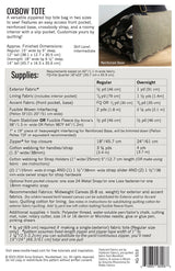 Noodlehead - Oxbow Tote Sewing Pattern
