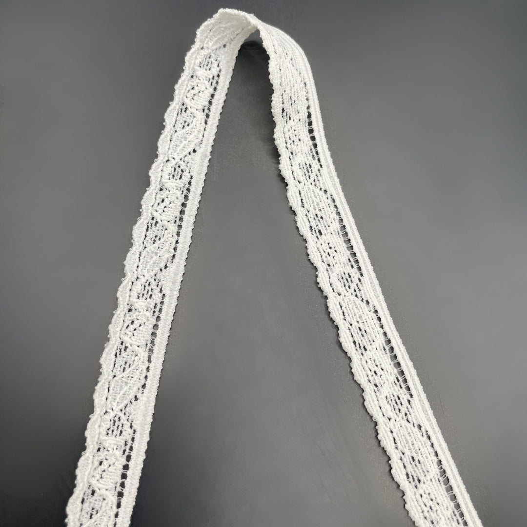 Stretch Lace Trim - Ivory