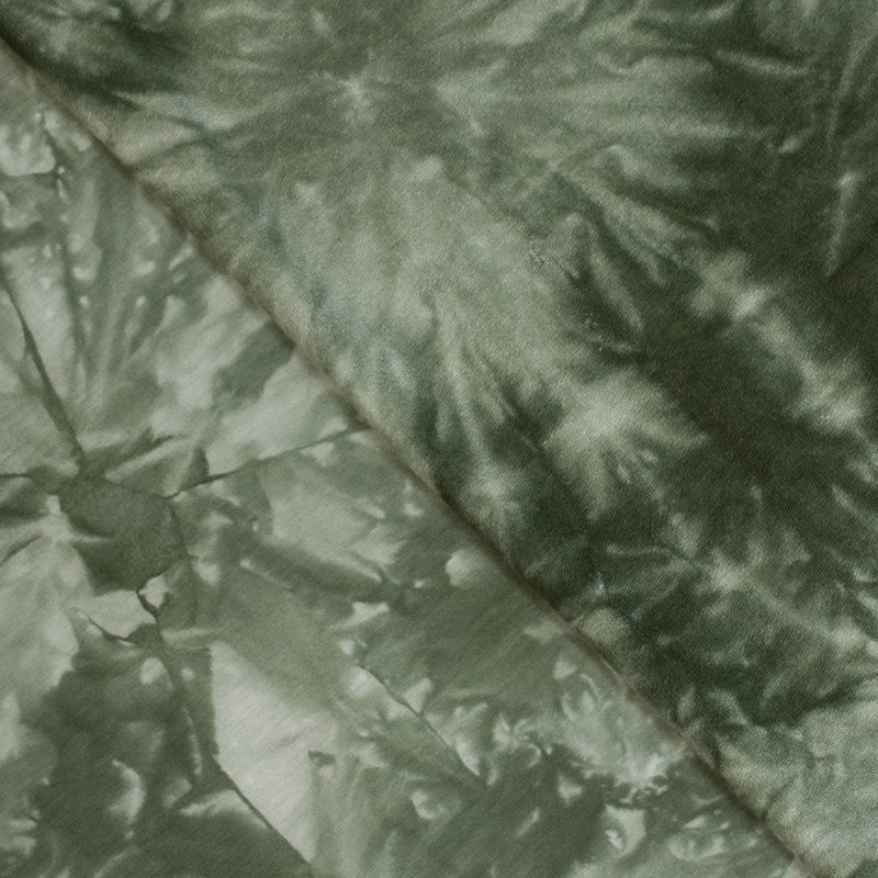 French Terry - Tie Dye - Green