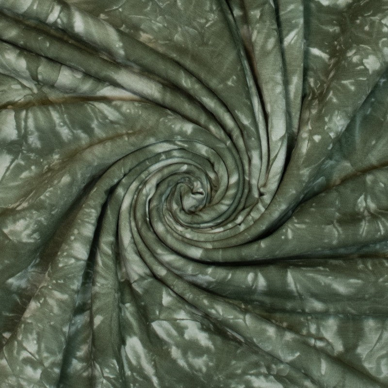 French Terry - Tie Dye - Green