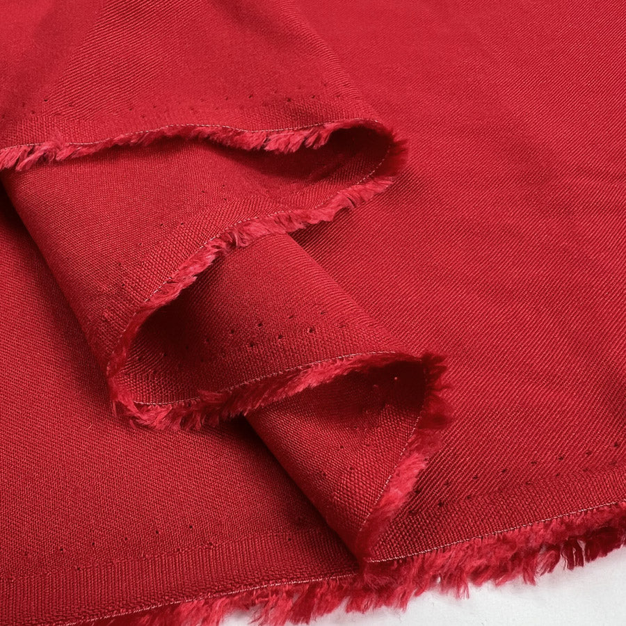 Oliver Viscose Twill - Scarlet