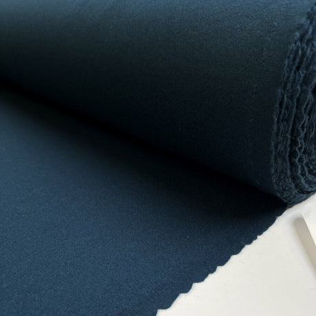 On Guard Wool Nylon Teal Blue Italian Coating Fabric Roll