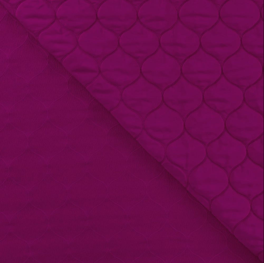 Onion Quilt Coating Fabric Quilted Coco Stretch Magenta