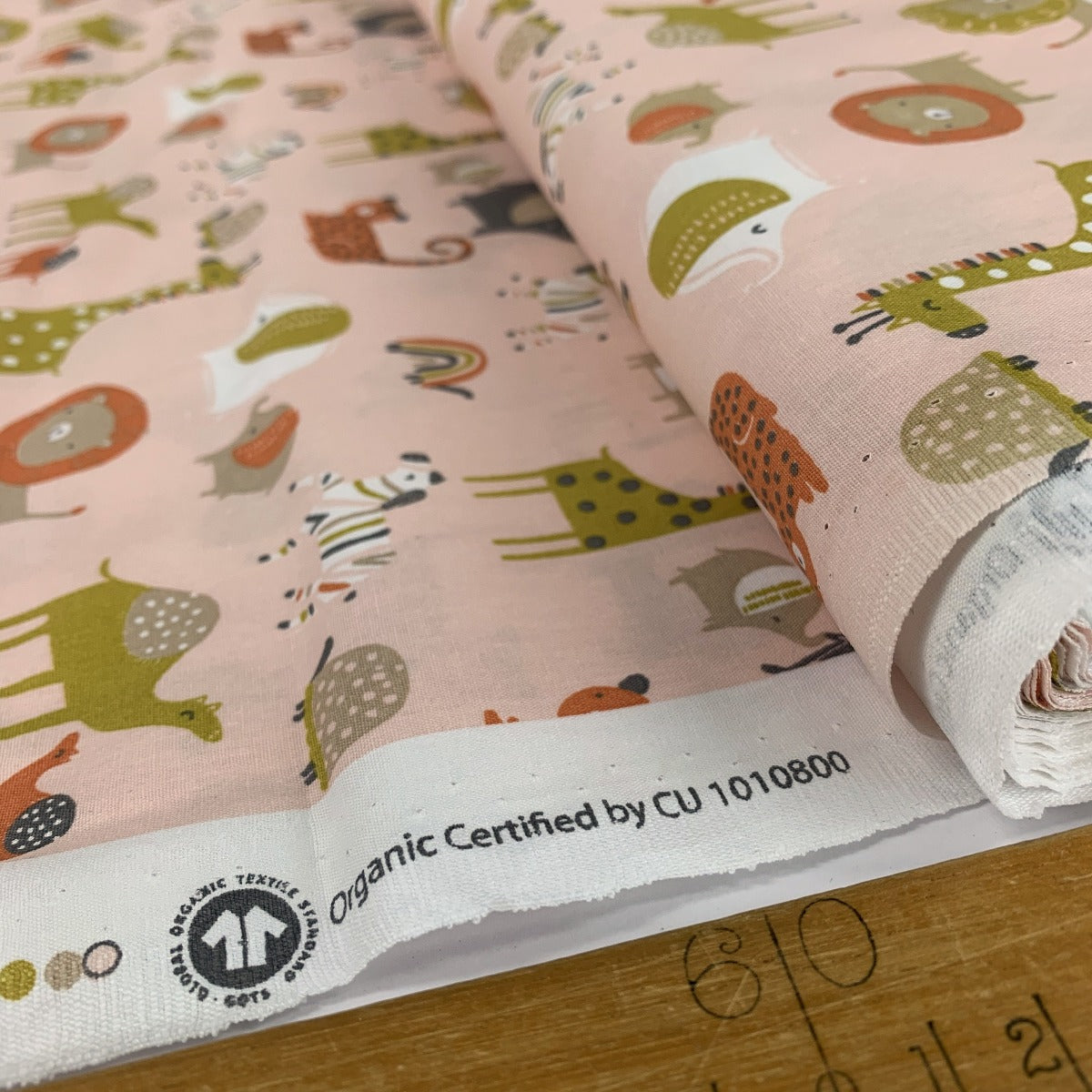 Organic Cotton - Safari - Pink