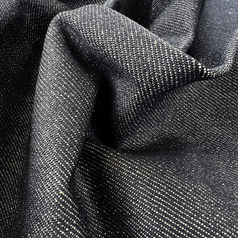 Remnant - Organic Denim - Red Selvedge - Black (1.3m)