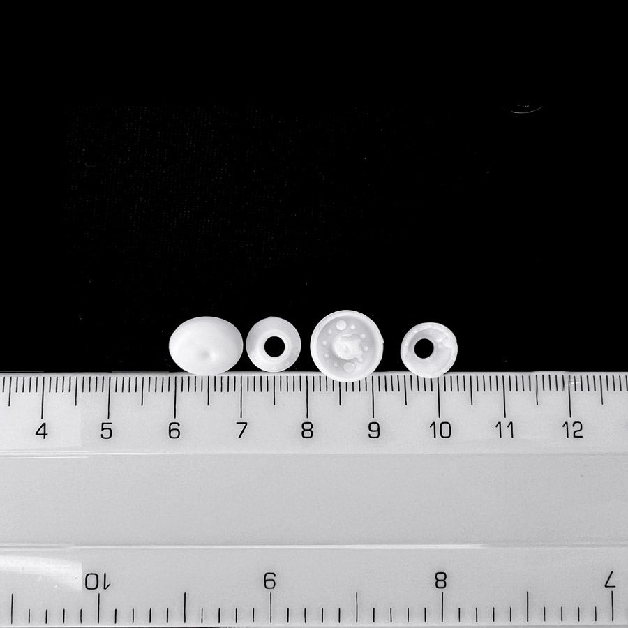Pack of 6 Small Self Cover Buttons (11mm)