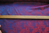 Paisley Changeant Lining - Red/Purple