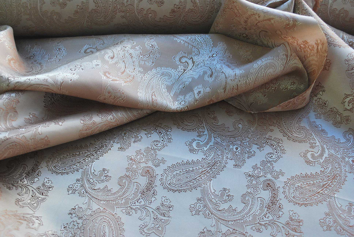 Paisley Changeant Lining - Gold