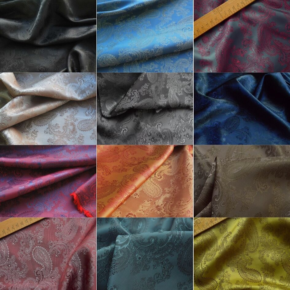 Paisley Changeant Linings - All Colours