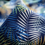 Poplin Print - Palm Beach - Navy