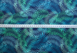 Poplin Print - Palm Beach - Turquoise