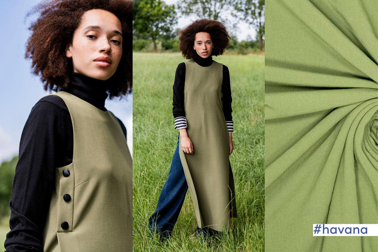 Fibre Mood - Heavy Crepe - Moss