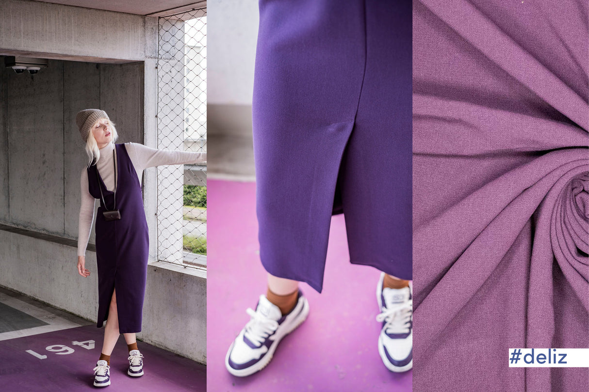 Fibre Mood - Heavy Crepe - Plum