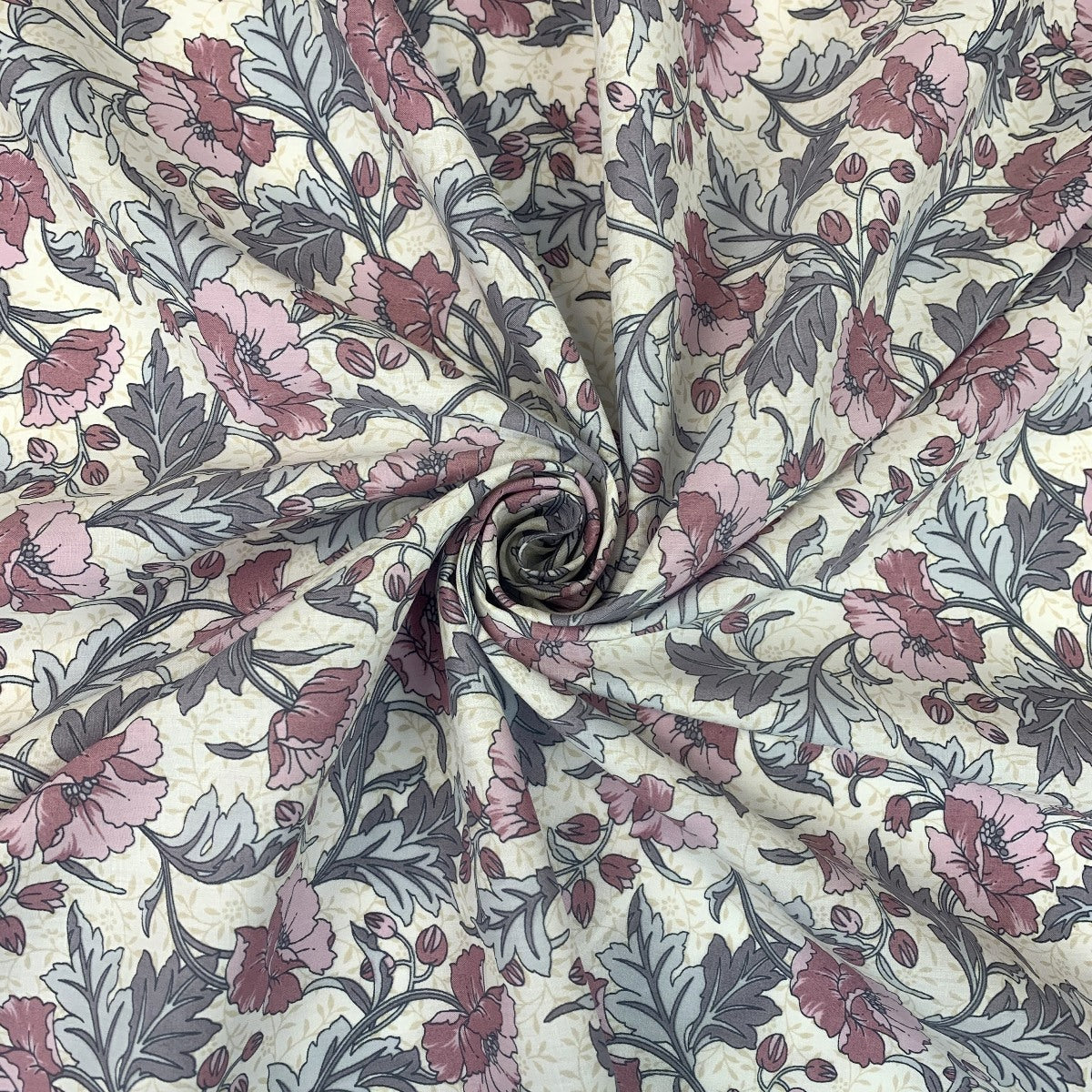 Remnant - Pima Cotton Lawn - Mary Ann Pink (1.35m)