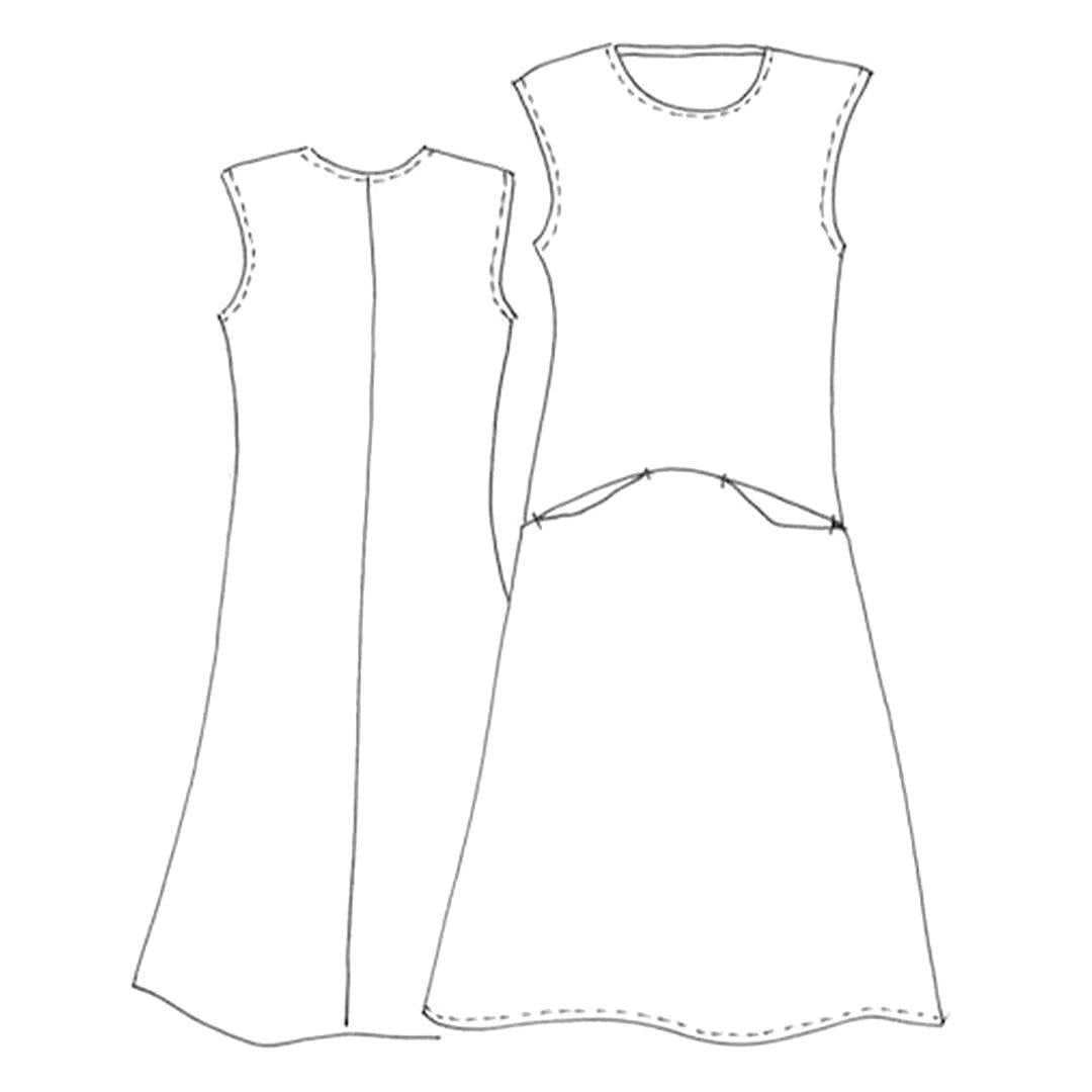 Tessuti - Pia Dress Sewing Pattern (UK XS-XL)