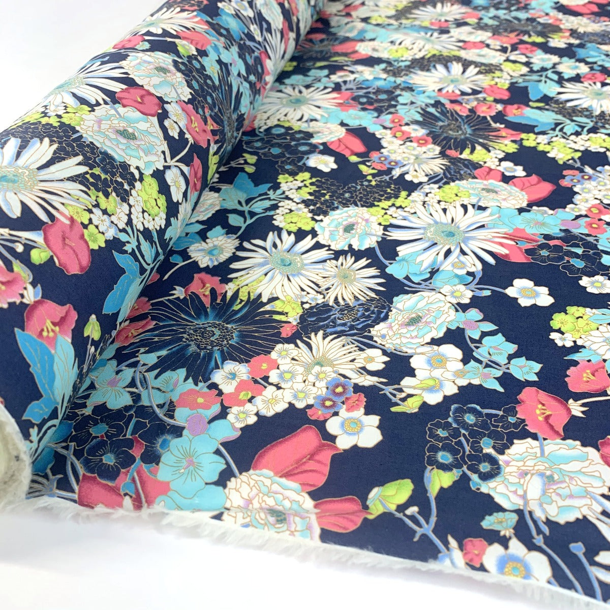 Pima Cotton Lawn - Flourishing Floral