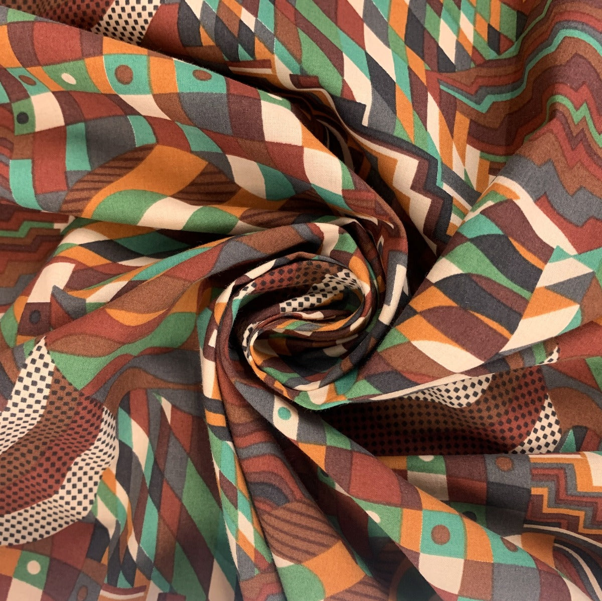 Pima Cotton Lawn - Gustav - Brown