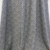 Pima Cotton Lawn - Navy Leaf