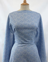 Pima Cotton Lawn - Sky Leaf