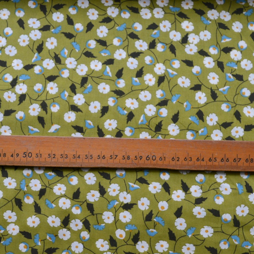 Pima Cotton Lawn - Maya - Green