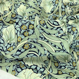 Pima Cotton Lawn - Morris - Navy & Mint