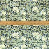 Pima Cotton Lawn - Morris - Navy & Mint