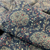Remnant - Pima Cotton Lawn - Mulberry Tree - Blue & Green (1.4m)