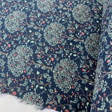 Pima Cotton Lawn - Mulberry Tree - Blue & Green