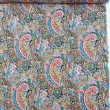 Pima Cotton Lawn - Devine Paisley - Pink
