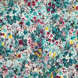 Pima Cotton Lawn - The Garden Of Shakespeare - Teal