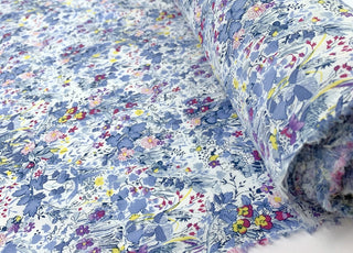 Pima Cotton Lawn The Garden Of Shakespeare Pale Blue Roll