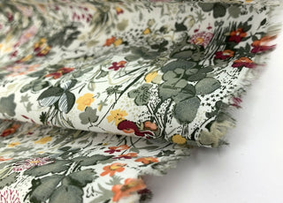 Pima Cotton Lawn The Garden Of Shakespeare Sage Folded