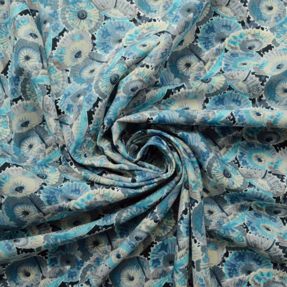 Pima Cotton Lawn - Wagasa Blue