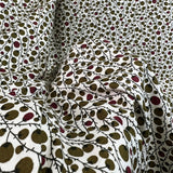 Pima Cotton Lawn - Cherry Berry Olive