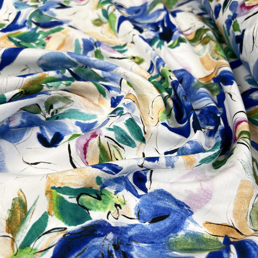 Pima Cotton Lawn - Floral Art