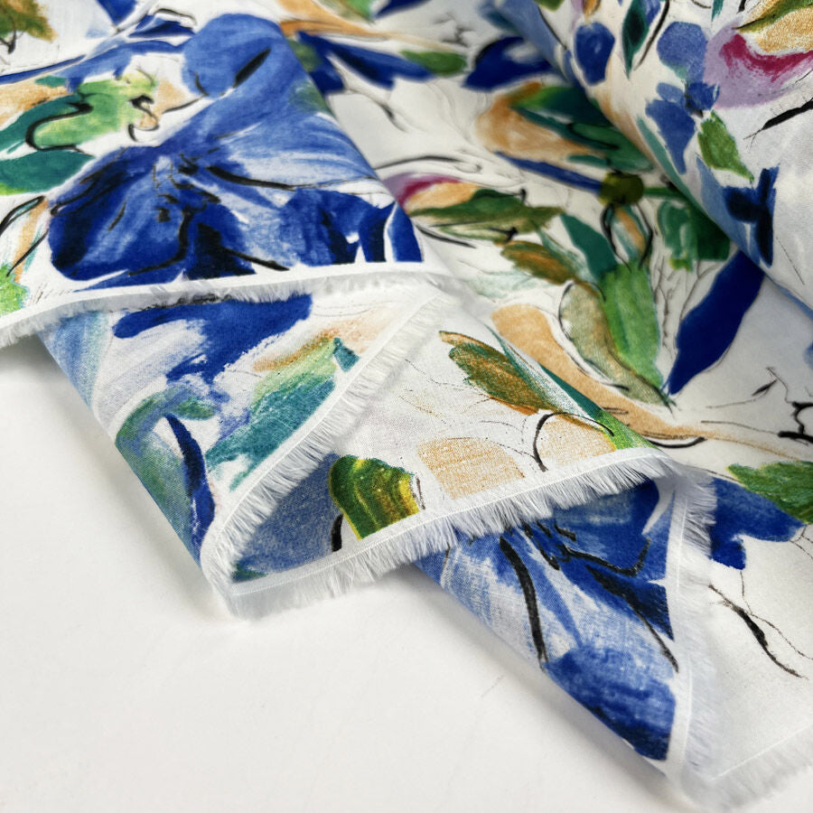 Pima Cotton Lawn - Floral Art