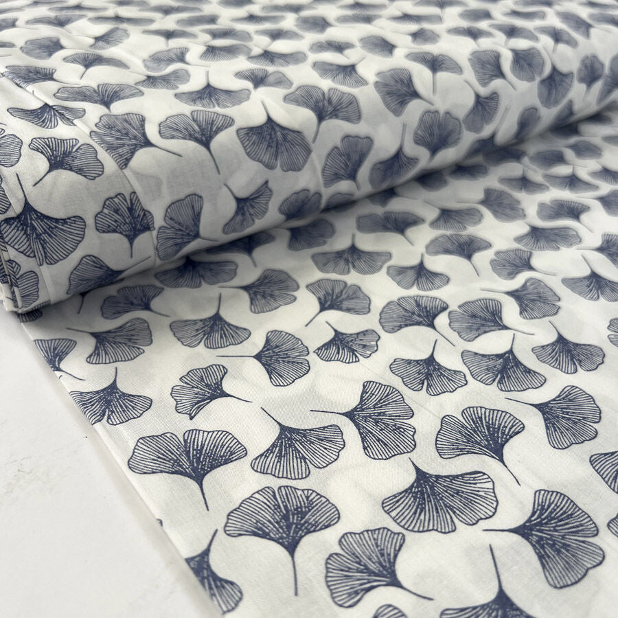 Pima Cotton Lawn - Midnight Fall - Cornflower