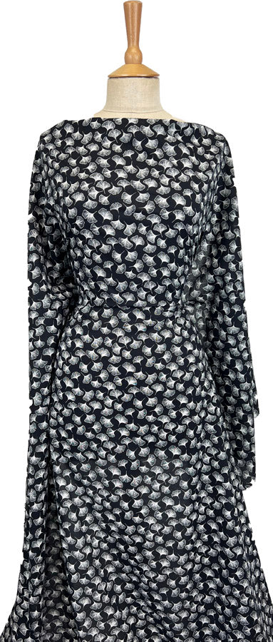 Pima Cotton Lawn - Midnight Fall - Navy