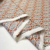 Pima Cotton Lawn - Tribal Grove - Orange