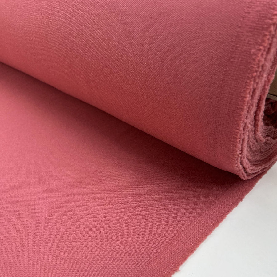 Pink Dream Coating Wool Nylon Cashmere Italian Fabric Roll