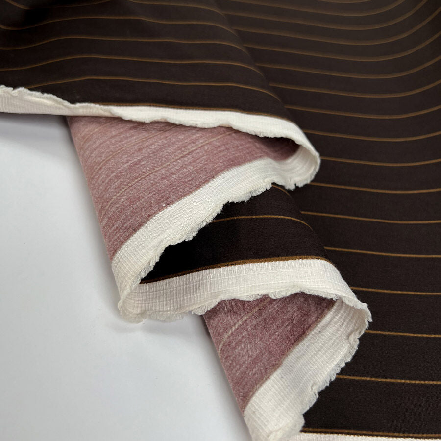 Pinstripe - Brown