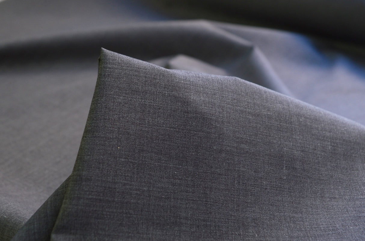 Superior Quality Plain Poly/Cotton - Dark Marled Grey
