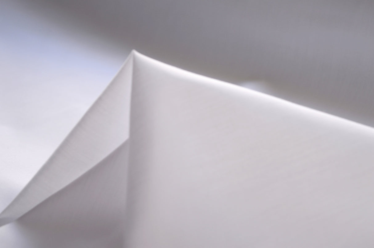 Superior Quality Plain Poly/Cotton - White