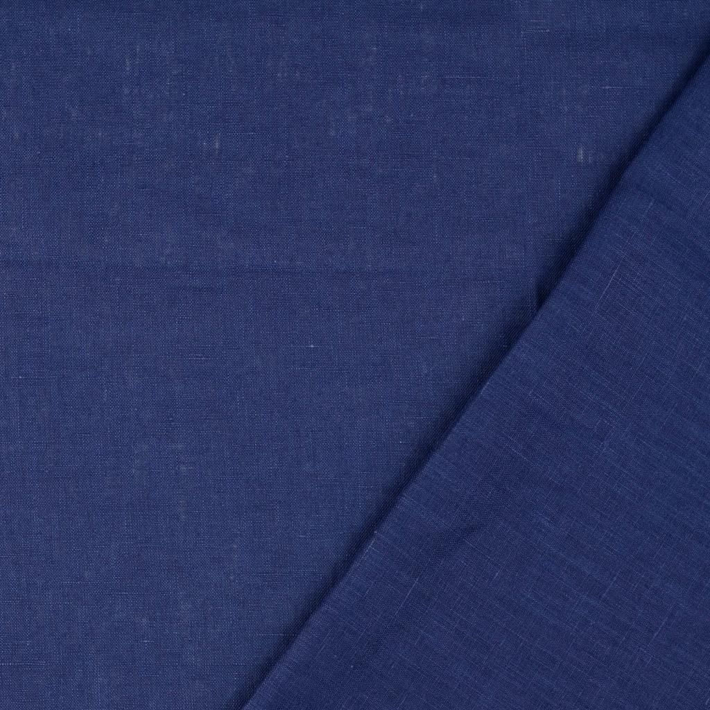 Remnant - 100% Linen - Navy (1m)
