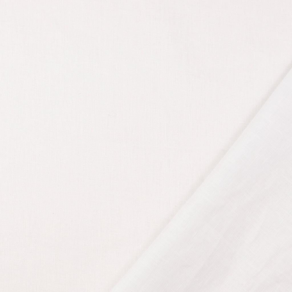100% Linen - White