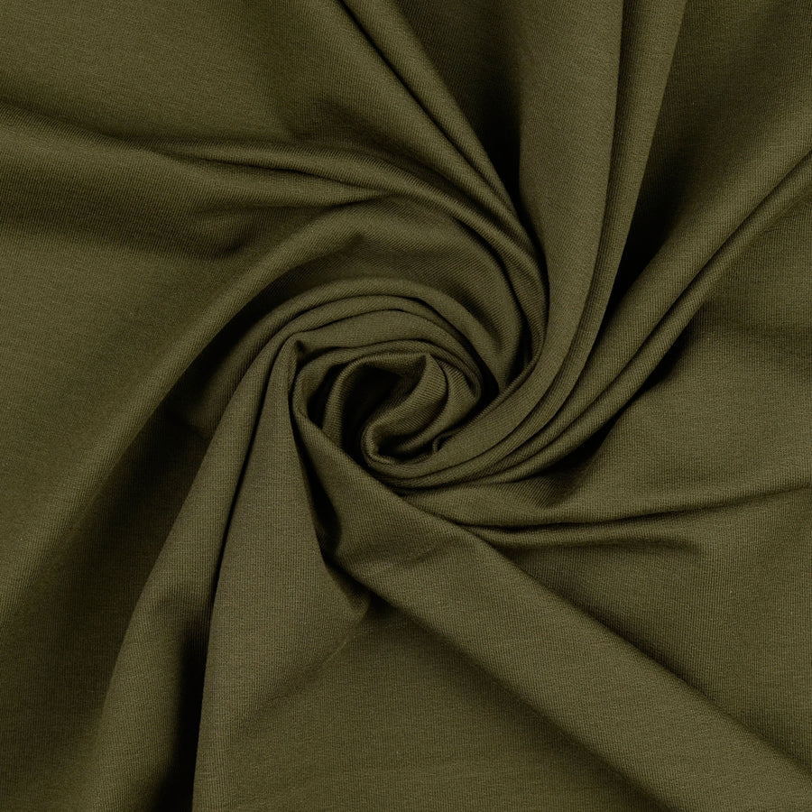 Remnant - French Terry - Dark Olive - (0.5m)