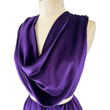 Remnant - Roxy Stretch Velvet - Amethyst (0.85m)