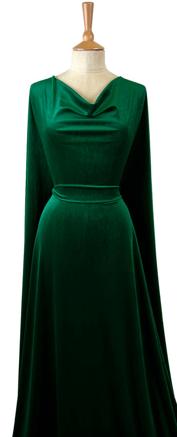 Roxy Stretch Velvet - Emerald